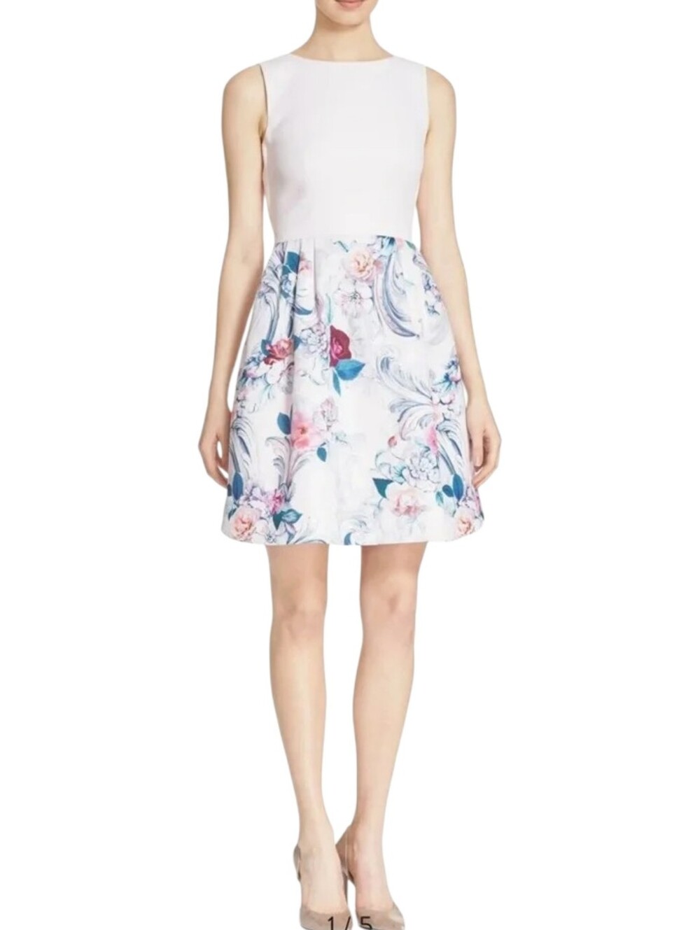 Ted Baker London Dress Size 1 Floral Skirt with Pockets
